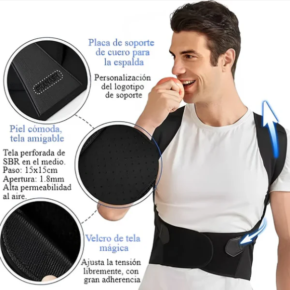 FlexBack Corrector de Postura Unisex Premium (Pedir 1 talla + de la que usas)