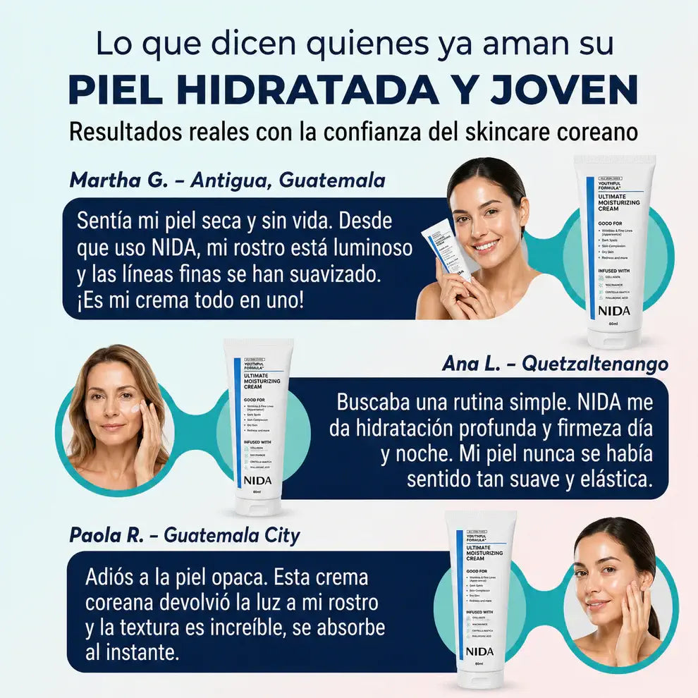 NIDA Crema Hidratante Anti-Edad Coreana