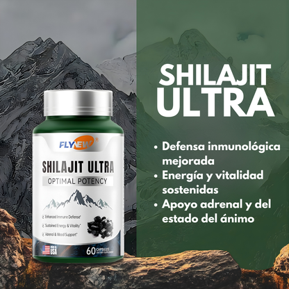Shilajit Ultra: Energía Natural 60 cápsulas + Envío Gratis