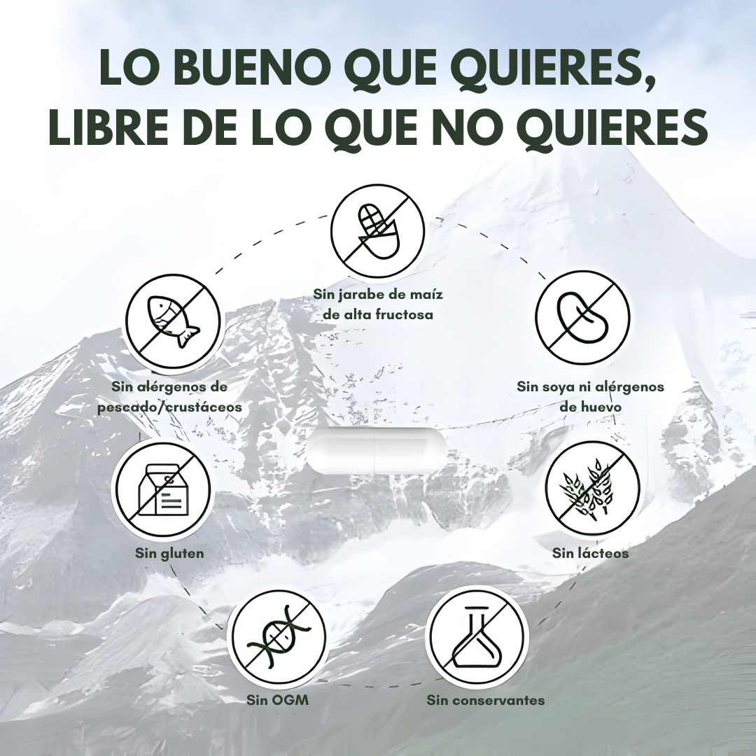 Shilajit Ultra: Energía Natural 60 cápsulas + Envío Gratis