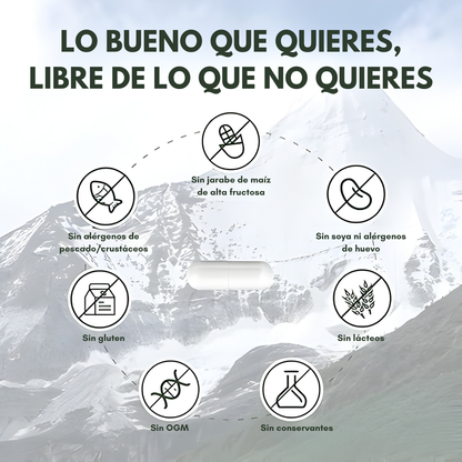 Shilajit Ultra: Energía Natural 60 cápsulas + Envío Gratis