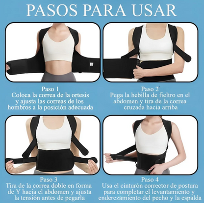 FlexBack Corrector de Postura Unisex Premium (Pedir 1 talla + de la que usas)