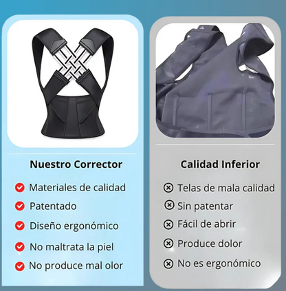 FlexBack Corrector de Postura Unisex Premium (Pedir 1 talla + de la que usas)