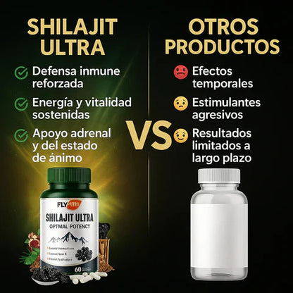 Shilajit Ultra: Energía Natural 60 cápsulas + Envío Gratis