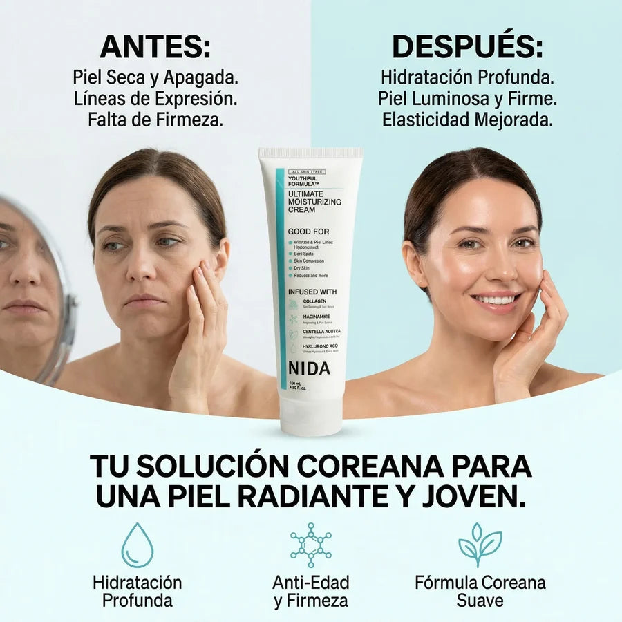 NIDA Crema Hidratante Anti-Edad Coreana