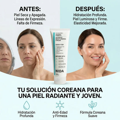 NIDA Crema Hidratante Anti-Edad Coreana